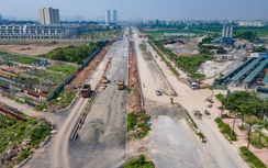 Hà Nội: Toàn cảnh thi công Vành đai 3,5 đoạn qua huyện Hoài Đức