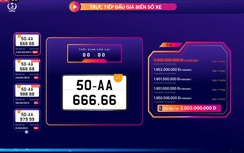 Người trúng đấu giá biển số xe phiên thứ 6 đã nộp 830 tỷ đồng