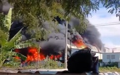 Bình Dương: Cháy lớn trong khu công nghiệp Sóng Thần 3