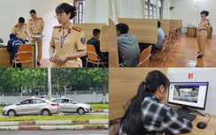 CSGT Hòa Bình lần đầu tổ chức sát hạch GPLX ô tô