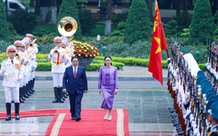 Thủ tướng Phạm Minh Chính chủ trì lễ đón chính thức Thủ tướng Thái Lan thăm Việt Nam