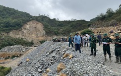 Hiện trường vụ sạt lở tại công trường thủy điện ở Lai Châu khiến nhiều người thương vong