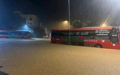 Thị trấn vùng cao Na Hang ở Tuyên Quang ngập sâu sau mưa lớn