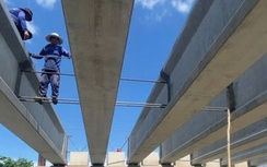 Kiên Giang: Cầu Vàm Xáng Thị Đội gác dầm 6/9 nhịp, quyết tâm về đích trước hạn