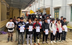 CSGT Yên Bái ngăn chặn 32 thanh niên tụ tập thi xe độ