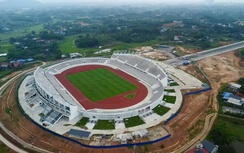 Toàn cảnh sân vận động hiện đại bậc nhất vùng trung du tại Thái Nguyên sắp hoàn thành