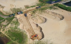 Thiếu cát, nhiều công trình xây dựng tại Đà Nẵng lo chậm tiến độ