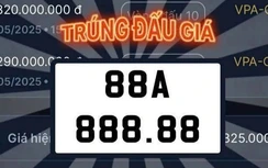 Biển số ô tô "ngũ quý" 88A-888.88 trúng đấu giá hơn 21 tỷ đồng
