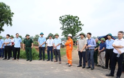 Huyện Bình Xuyên bảo vệ thi công dự án Đường dây 110kV Bá Thiện - Khai Quang