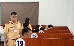 Công an Bắc Kạn tổ chức kỳ sát hạch lái xe đầu tiên cho 127 học viên