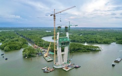 Hình ảnh mới nhất cầu Phước An 4.900 tỷ đồng có nhịp chính dài nhất Đông Nam Á