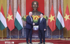 Chủ tịch nước Lương Cường chủ trì lễ đón chính thức Tổng thống Hungary