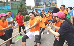 Người lao động ngành Xây dựng sôi nổi trong ngày Hội thao chào mừng 80 năm Quốc khánh 2/9