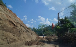 Thông xe tạm tuyến đường nối TP Bắc Kạn - Ba Bể sau sạt lở nghiêm trọng