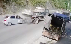 Bản tin TNGT 5/5: Xe taxi đâm đuôi ô tô tải đang dừng, tài xế tử vong