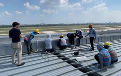 Đang khắc phục sự cố dột nước ở nhà ga T3 Tân Sơn Nhất