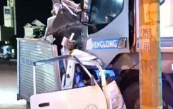 Diễn biến mới vụ hai xe tải đối đầu trên quốc lộ 1A qua Hà Tĩnh, một xe bị vò nát