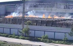 Ninh Bình: Cháy lớn tại Công ty cổ phần Giấy HKB
