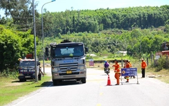 Quảng Ngãi: Sơn vạch giảm tốc hàng trăm tuyến đường đấu nối với quốc lộ