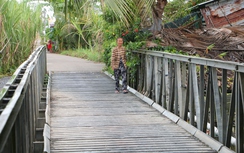 Sóc Trăng: Khắc phục xong cầu sắt bị xe tải lớn gây hư hỏng