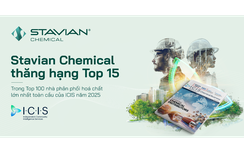 Stavian thăng hạng top 15 trong 100 nhà phân phối hóa chất lớn nhất toàn cầu