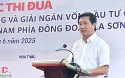 Mở cao điểm 90 ngày đêm tăng tốc thi công cao tốc La Sơn - Hòa Liên