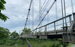 Nghệ An: Cần gấp rút xây mới cầu treo sông Giăng