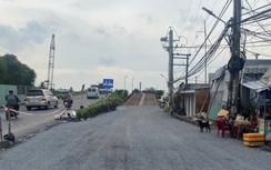 Từ 30/6, các phương tiện chỉ được lưu thông qua cầu tạm Ô Môn