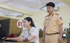 CSGT Hà Nội bắt đầu tổ chức sát hạch bằng lái xe máy