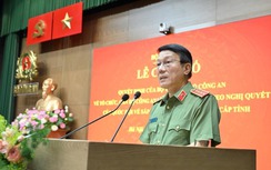 Công bố 34 giám đốc công an cấp tỉnh sau khi sáp nhập