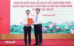 Ông Trần Thanh Lâm giữ chức Phó trưởng Ban Tuyên giáo và Dân vận Trung ương