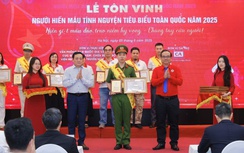 Tôn vinh người hiến máu tình nguyện: Có nhiều người hơn 100 lần hiến máu lẫn tiểu cầu 