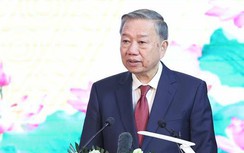 Tổng Bí thư Tô Lâm phát biểu tại lễ kỷ niệm 110 năm ngày sinh Tổng Bí thư Nguyễn Văn Linh