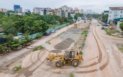 Toàn cảnh Vành đai 2,5 đoạn Đầm Hồng - QL1A sau hơn 1 tháng tái khởi động