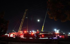Sập hầm tại Los Angeles, hàng chục công nhân mắc kẹt