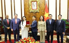 Phó chủ tịch nước tiếp nữ phi hành gia gốc Việt đầu tiên bay vào không gian