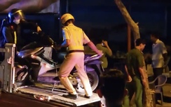 Khống chế bốn người chống đối CSGT đo nồng độ cồn ở TP.HCM