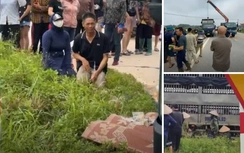 Xe tải va chạm với xe đạp điện, bà tử vong, cháu bị thương ở Bắc Ninh