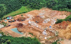 Kiểm tra, xử lý vụ khai thác đá trái phép ở Lâm Đồng