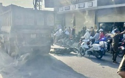 Một phụ nữ tử vong dưới bánh xe ben sau tai nạn ở TP.HCM