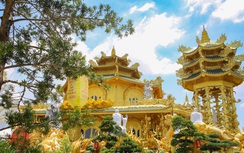 Chiêm ngưỡng ngôi chùa dát vàng độc đáo ở Hưng Yên