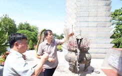 Bộ Xây dựng tổ chức "Hành trình đỏ" tri ân liệt sĩ tại Thanh Hóa