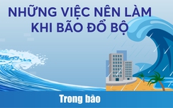 Những việc nên làm khi bão số 3 Wipha đổ bộ