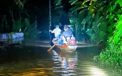 Nghệ An: Lũ tràn xuống hạ du, người dân lại trắng đêm chạy lũ