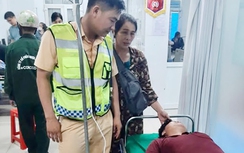 Cảnh sát giao thông Hà Tĩnh kịp thời cứu người dân qua cơn nguy kịch