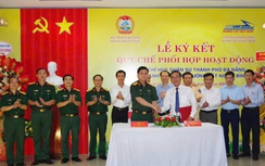 Bộ CHQS Đà Nẵng và chi nhánh đường sắt Nghĩa Bình hợp tác đảm bảo an toàn đường sắt