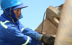 Cận cảnh thi công cầu Đại Ngãi vượt sông Hậu