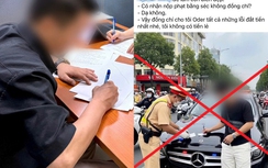 Xử phạt thanh niên dùng AI chế ảnh CSGT lập biên bản xe sang mang biển "tập nái"