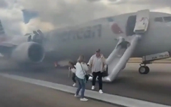 Máy bay American Airlines gặp sự cố, toàn bộ 173 hành khách sơ tán khẩn