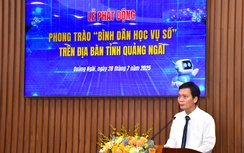 Quảng Ngãi phát động phong trào "Bình dân học vụ số"